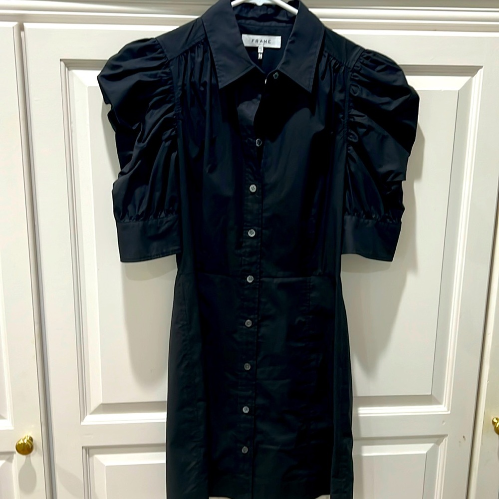 Frame Black Mini Dress
